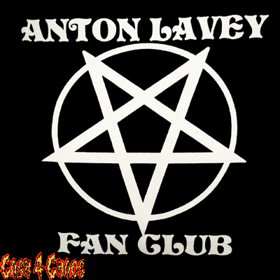 Anton Levey Fan Club Screened Canvas Back Patch