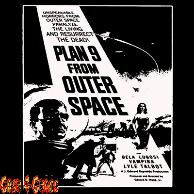 Plan 9 from outer space Screened Canvas Back Patch