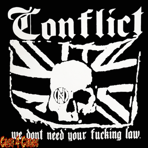 Conflict Screened Canvas Back Patch