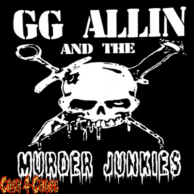 GG Allen and the Murder Junkies Screened Canvas Back Patch