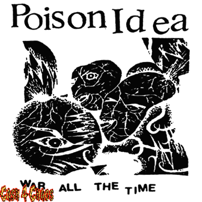Poison Idea Screened Canvas Back Patch