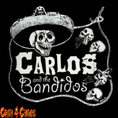 Carlos & The Bandidos Screened Canvas Back Patch