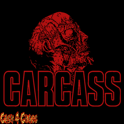 Carcass Logo Screened Canvas Back Patch