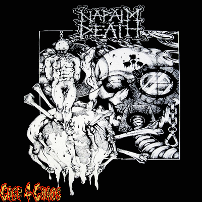 Napalm Death  Screened Canvas Back Patch
