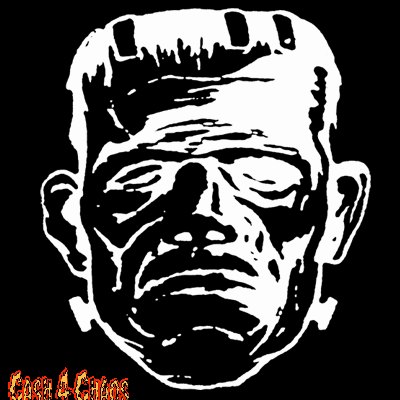 Frankenstein Screened Canvas Back Patch