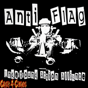 Anti Flag Screened Canvas Back Patch