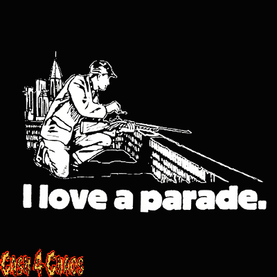 I Love a Parade Screened Canvas Back Patch