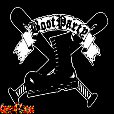 Boot Party Screened Canvas Back Patch