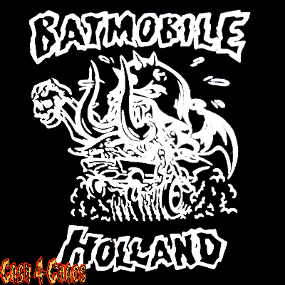 Batmobile Screened Canvas Back Patch