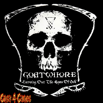 Goat Whore Screened Canvas Back Patch