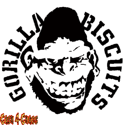 Gorilla Biscuits Screened Canvas Back Patch