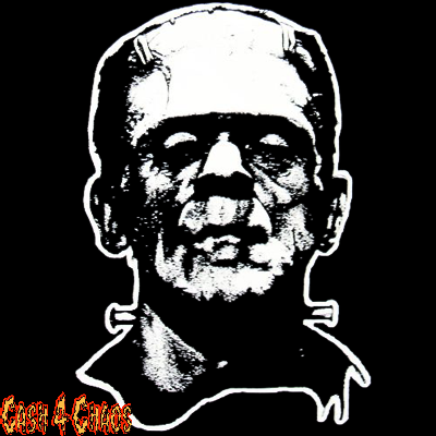 Frankenstein Screened Canvas Back Patch