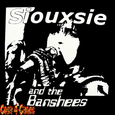 Siouxsie & The Banshees Screened Canvas Back Patch
