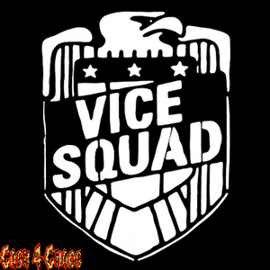 Vice Squad Screened Canvas Back Patch