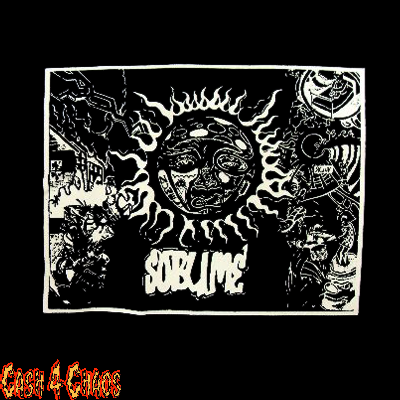 Sublime Screened Canvas Back Patch