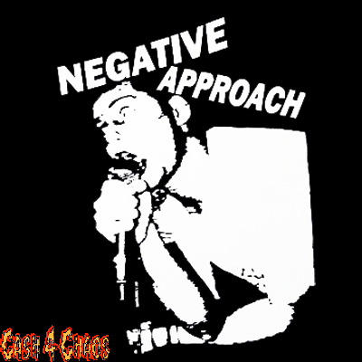 Negative Approach Sticker Negative Approach Screened Canvas Back Patch – Cash 4 Chaos