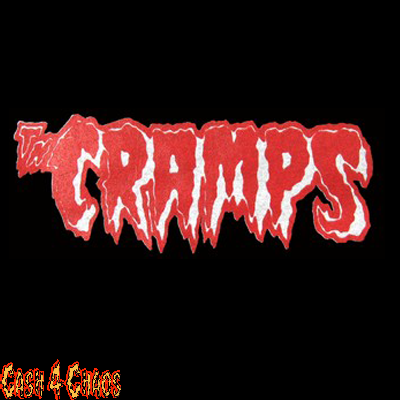 The Cramps Logo Screened Canvas Back Patch