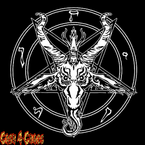 Baphomet Screened Canvas Back Patch