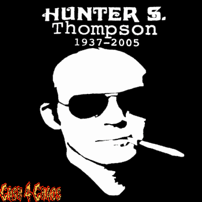 Hunter S. Thompson Screened Canvas Back Patch