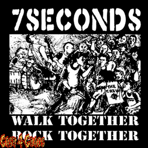 7-Seconds Screened Canvas Back Patch