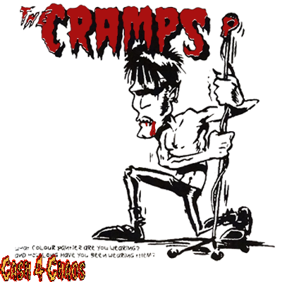 The Cramps - What Color Panties Are You Wearing? Screened Canvas Back Patch