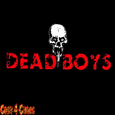 Dead Boys Red & White Canvas Back Patch