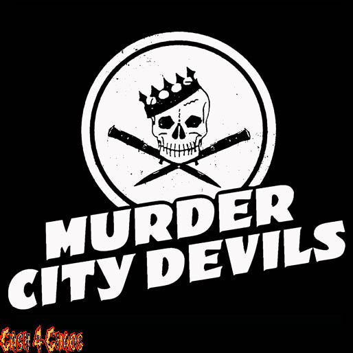 Murder City Devils Black Canvas Unfinished Back Patch