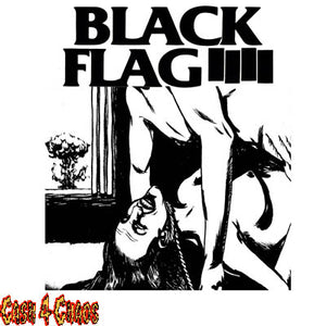 Black Flag Raymond Pettibon White Canvas Back Patch