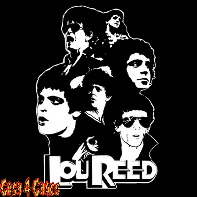 Lou Reed Screened Canvas Back Patch