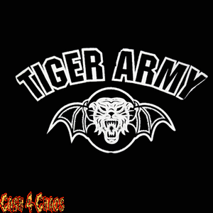 Tiger Army Screened Canvas Back Patch