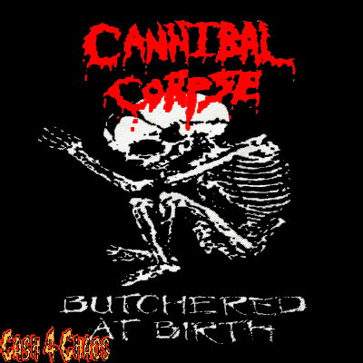 Cannibal Corpse Screened Canvas Back Patch
