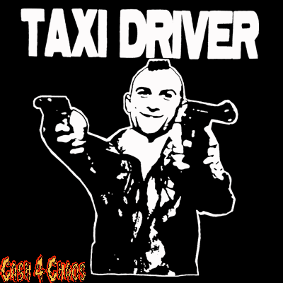 Taxi Driver Screened Canvas Back Patch