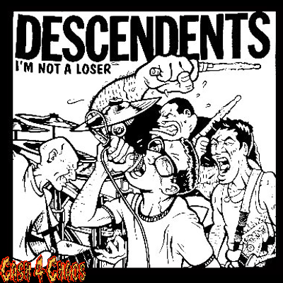 Descendents Screened Canvas Back Patch