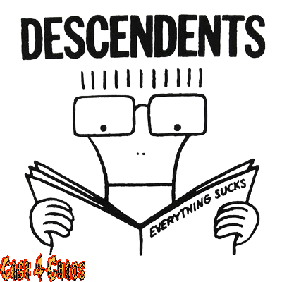 Descendents Screened Canvas Back Patch
