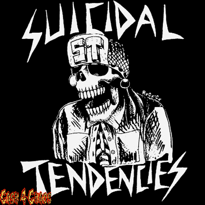 Suicidal Tendencies Screened Canvas Back Patch