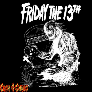 Friday the 13th Screened Canvas Back Patch