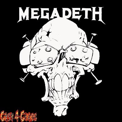 Megadeth (logo) Screened Canvas Back Patch