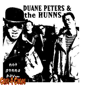 The Hunns - Duane Peters band Screened Canvas Back Patch