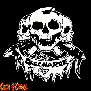 Discharge Screened Canvas Back Patch