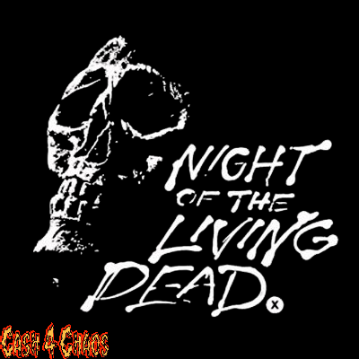 Night of the Living Dead Screened Canvas Back Patch