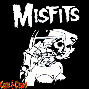 Misfits - Dye dye my darling Screened Canvas Back Patch