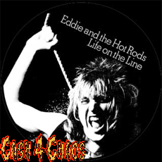 Eddie & The Hot Rods 1" Pin / Button / Badge #B90