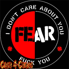 FEAR 1" Pin / Button / Badge #b93