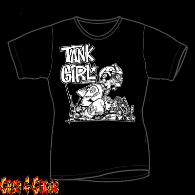 Tank Girl Comic Art Design Baby Doll Tee