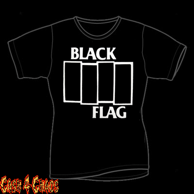 Black Flag Bars Design Baby Doll Tee