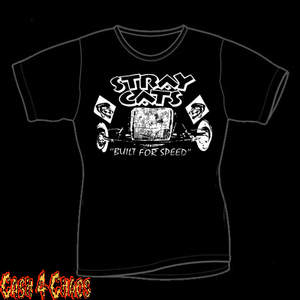 Stray Cats Built For Speed Design Baby Doll Tee