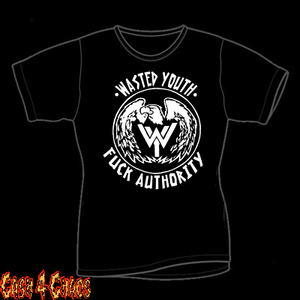 Wasted Youth "Fuck Authority" Design Tee
