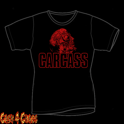 Carcass Red Logo Design Baby Doll Tee