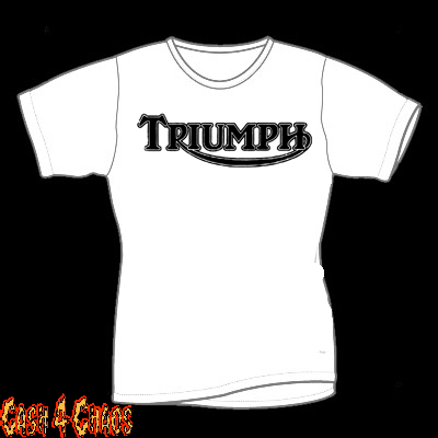 Triumph Black Logo Design Tee