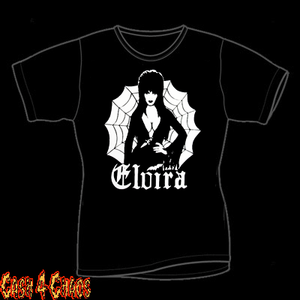 Elvira "Mistress of The Dark" Horror Hostest Design Tee